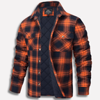 Rhys | Checkered Button-Front Flannel Shirt for Men