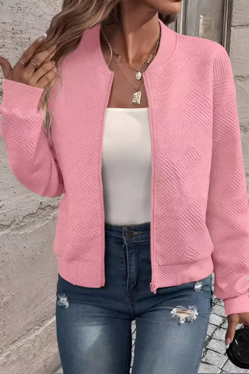 Liana | Ribbed Open-Front Knit Cardigan for Women