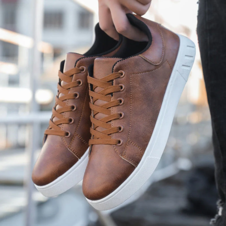 Jesse | Lace-Up Round-Toe Sneakers for Men