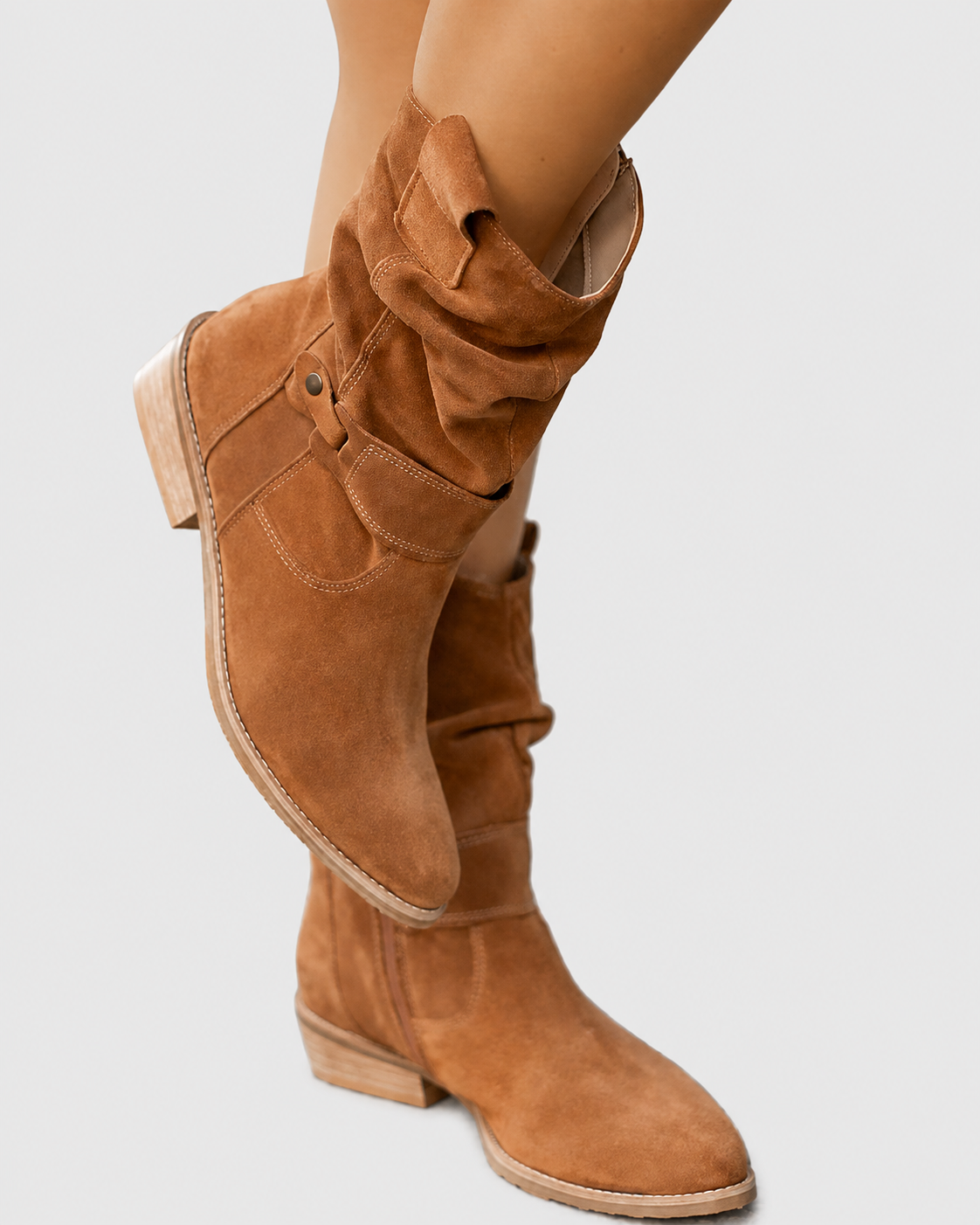Solveig | Side-Zip Ankle Boots with Low Heel for Women
