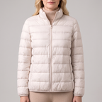 Livia | Quilted Longline Puffer Jacket for Women