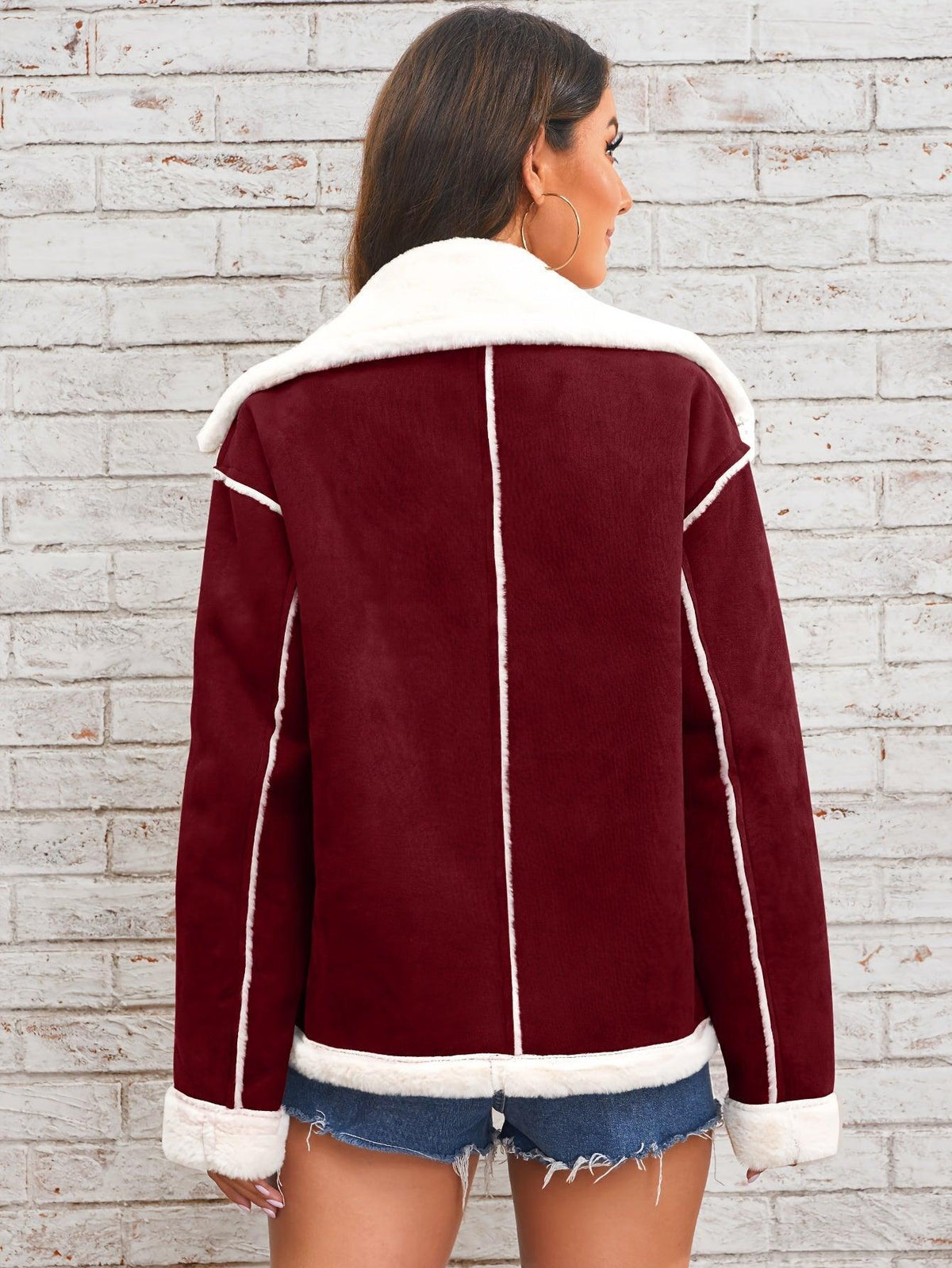 Karlijn | Teddy Coat with Lapel Collar for Women