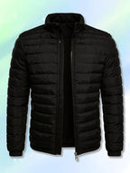 Claus | Quilted Bomber Jacket with Stand Collar for Men