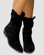 Solveig | Side-Zip Ankle Boots with Low Heel for Women