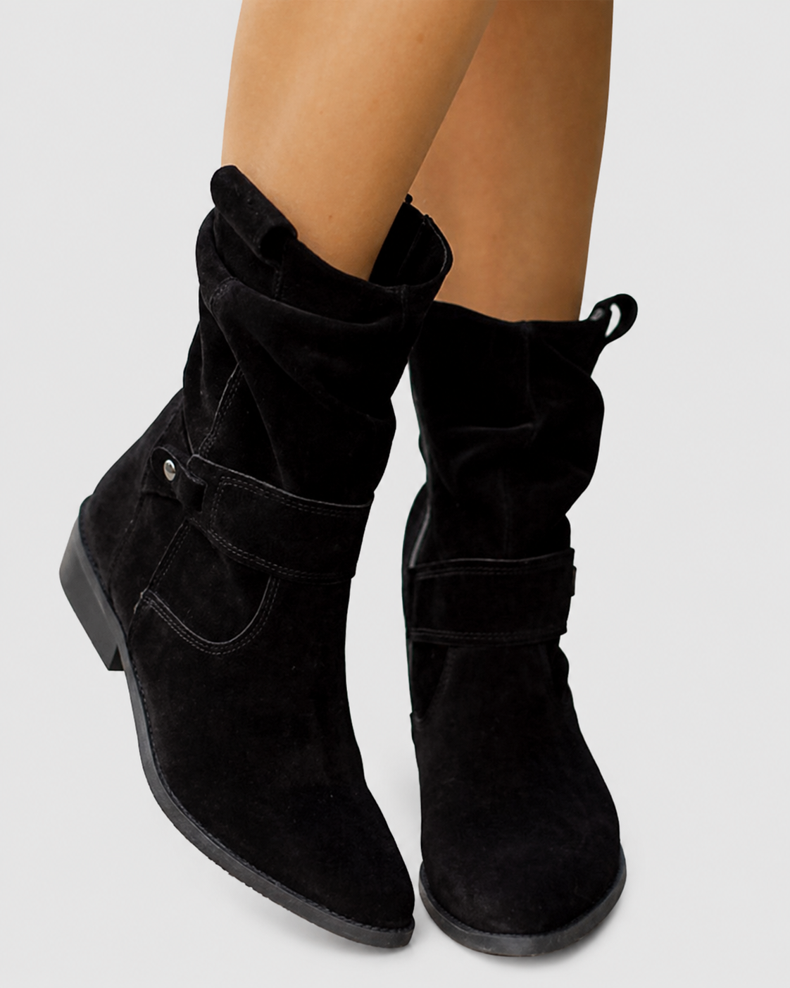 Solveig | Side-Zip Ankle Boots with Low Heel for Women