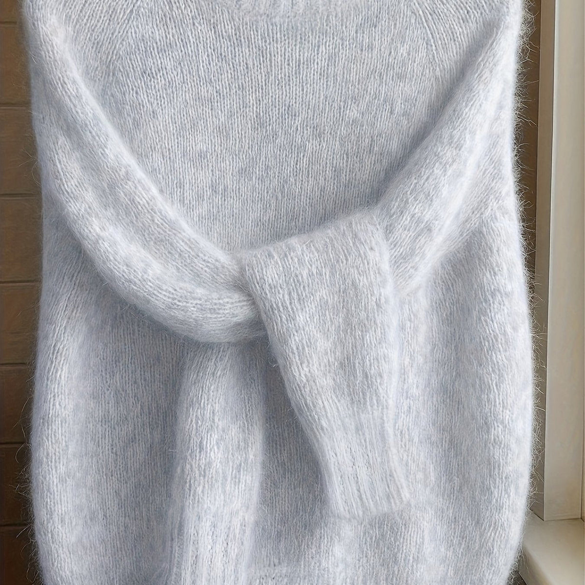 Rieke | Ribbed Knit Sweater with Tie Detail for Women