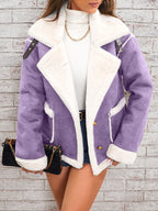 Karlijn | Teddy Coat with Lapel Collar for Women