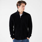 Alexander | Quarter-Zip Ribbed Knit Sweater for Men