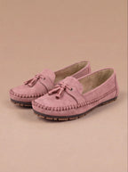 Odette | Tasseled Apron-Toe Moccasin Loafers for Women