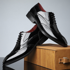 Lars | Two-Tone Wingtip Brogue Shoes for Men