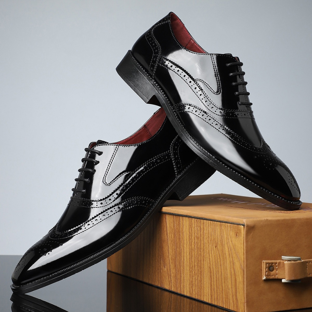 Lars | Two-Tone Wingtip Brogue Shoes for Men