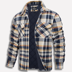 Rhys | Checkered Button-Front Flannel Shirt for Men
