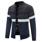 Nils | Ribbed Zip-Up Vest with Contrast Trim for Men
