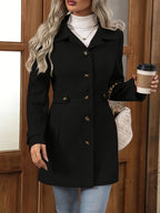 Madelief | Belted Notch-Lapel Tailored Coat for Women