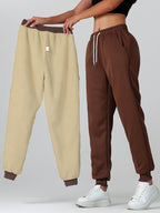 Berit | Fleece-Lined Sweatpants with Drawstring Waist for Women