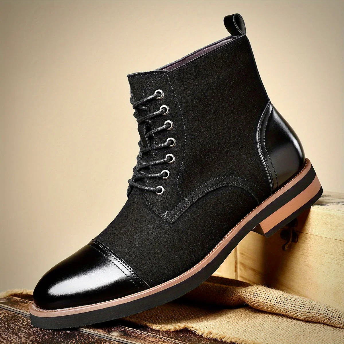 Stefaan | Lace-Up Oxford Winter Boot for Men