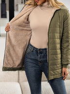 Claudia | Winterjacke Damen Wattiert mit Kapuze for Women