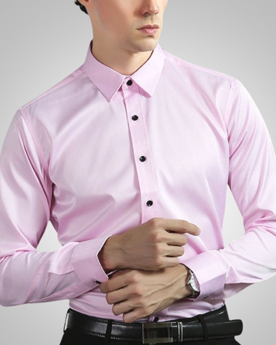 Anders | Slim Fit Button-Down Shirt with Collar for Men