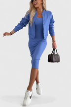 Romy | Ribbed Wide-Leg Jogger Lounge Set for Women