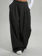 Candice | Pleated Wide Leg Baggy Sweatpants for Women