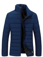 Clement | Quilted Bomber Jacket with Stand Collar for Men