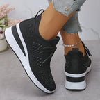 Nadalynn | Rhinestone Mesh Slip-On Sneakers for Women