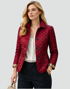 Cilla | Quilted Button-Front Longline Jacket for Women
