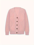 Luna | Cable-Knit Button-Front Cardigan for Women