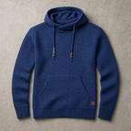 Theophile | Waffle-Knit Cowl-Neck Hoodie for Men