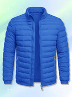 Claus | Quilted Bomber Jacket with Stand Collar for Men