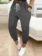 Bettina | Drawstring High-Waist Sweatpants with Pockets for Women