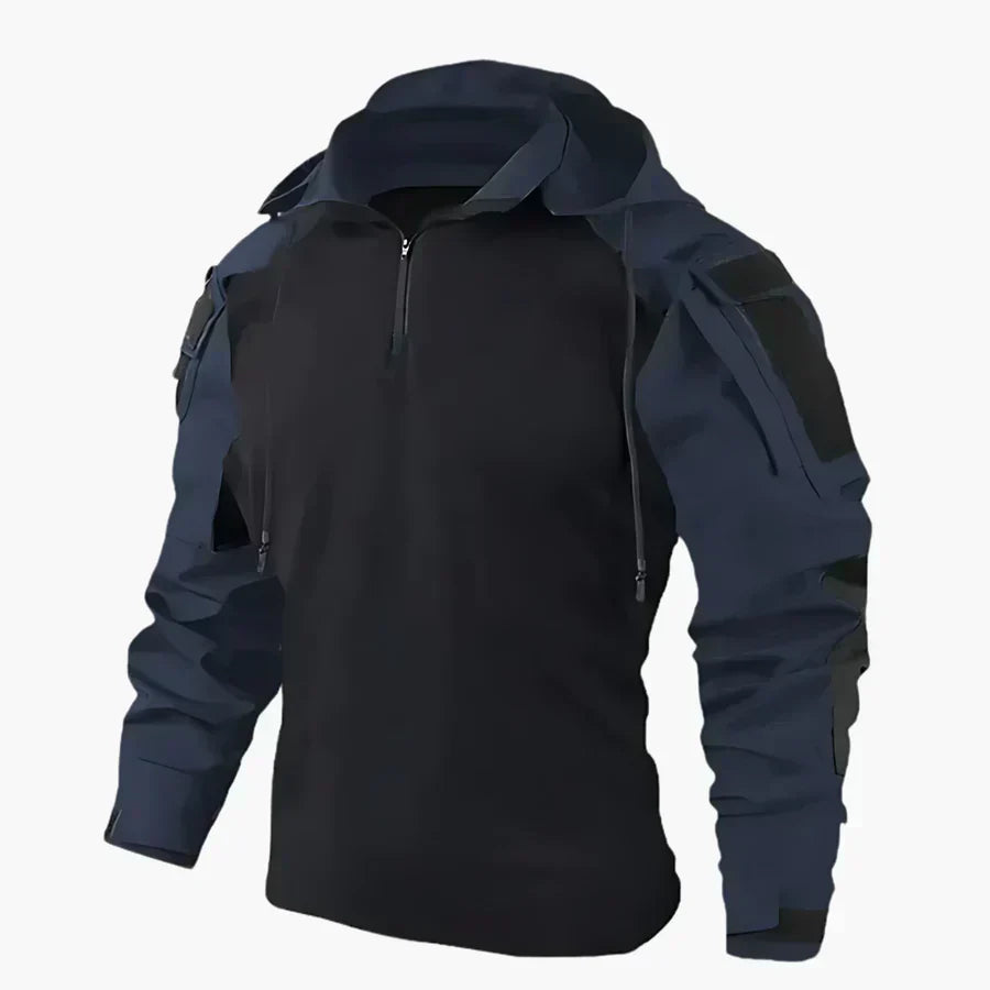 Albert | Quilted Tactical Jacket with Stand Collar for Men