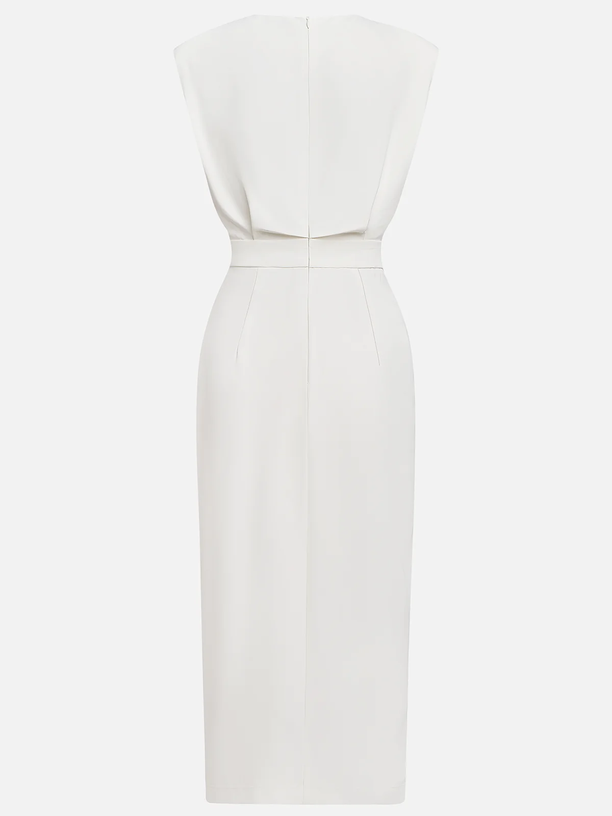 Mirthe | Sleeveless Button-Front Midi Dress for Women