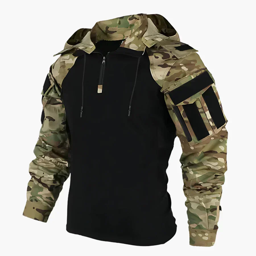 Albert | Quilted Tactical Jacket with Stand Collar for Men