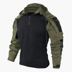 Albert | Quilted Tactical Jacket with Stand Collar for Men