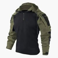 Albert | Quilted Tactical Jacket with Stand Collar for Men