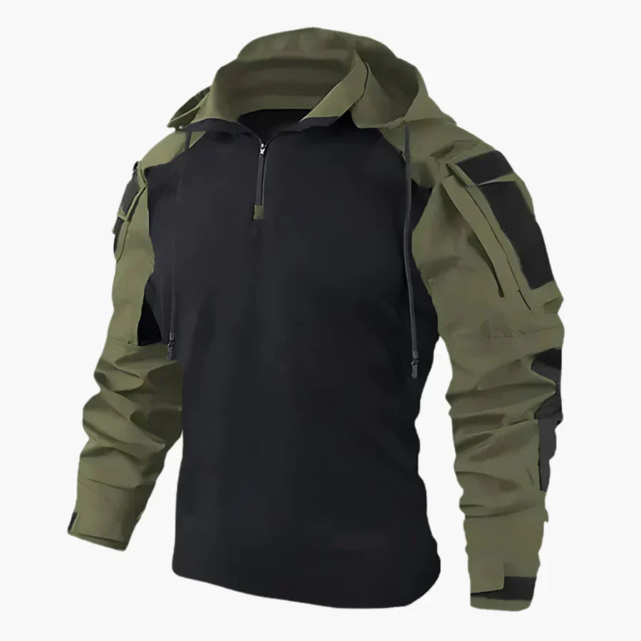Albert | Quilted Tactical Jacket with Stand Collar for Men