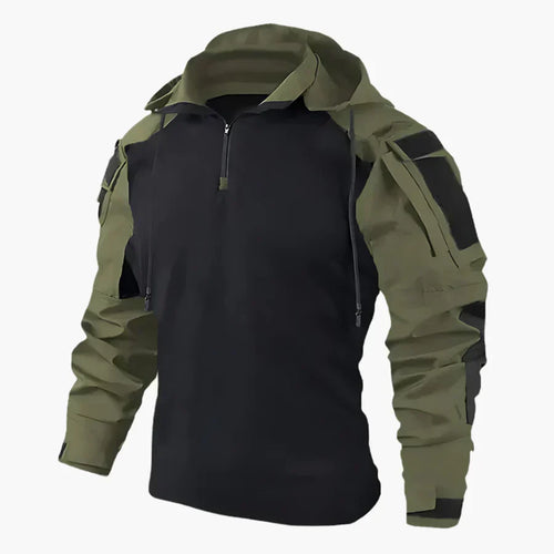 Albert | Quilted Tactical Jacket with Stand Collar for Men