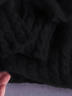 Odalys | Ribbed Turtleneck Cable Knit Sweater for Women