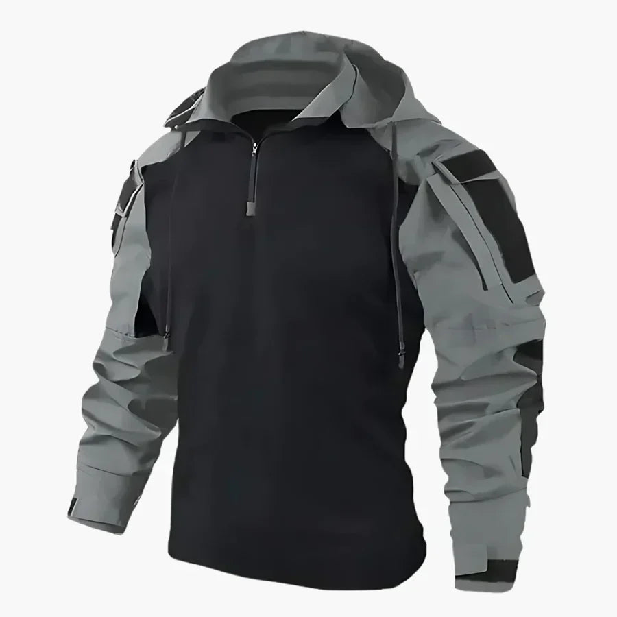 Albert | Quilted Tactical Jacket with Stand Collar for Men