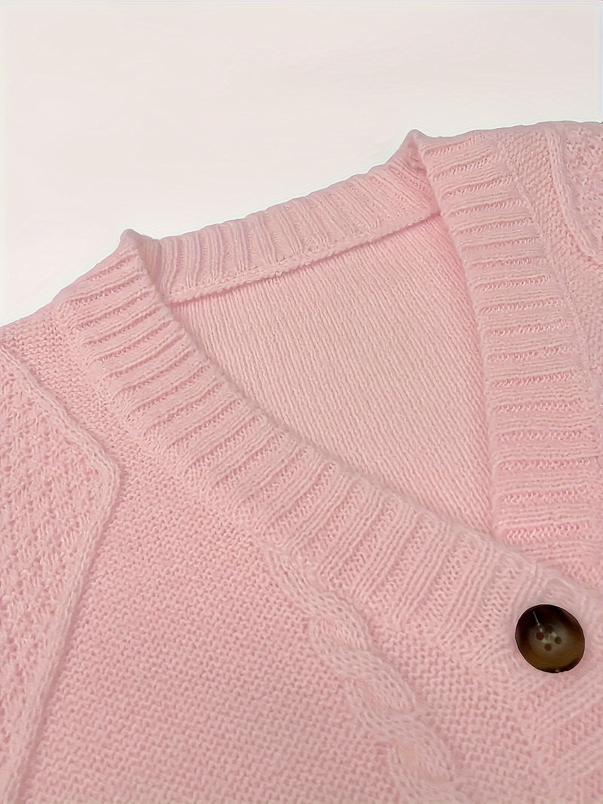 Luna | Cable-Knit Button-Front Cardigan for Women
