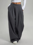 Candice | Pleated Wide Leg Baggy Sweatpants for Women
