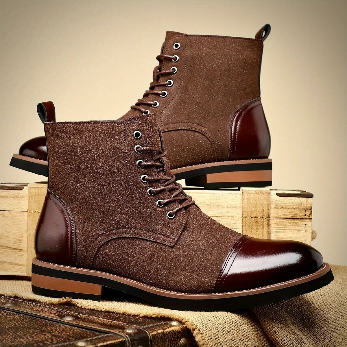 Stefaan | Lace-Up Oxford Winter Boot for Men