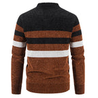Nils | Ribbed Zip-Up Vest with Contrast Trim for Men