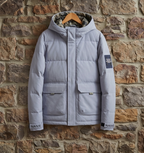 Sheldon | Hooded Puffer Jacket with Zip Front for Men