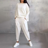 Sanne | Relaxed-Fit Crew Neck Two-Piece Lounge Set for Women