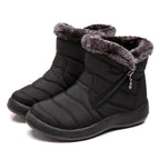 Anneleen | Faux Fur-Lined Winter Boot with Side Zip for Women