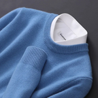 Wouter | Ribbed Crew Neck Sweater for Men