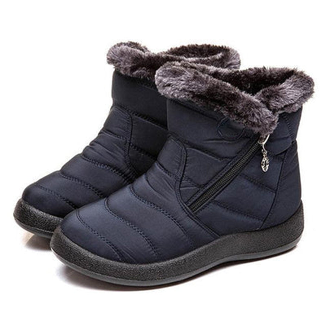 Anneleen | Faux Fur-Lined Winter Boot with Side Zip for Women