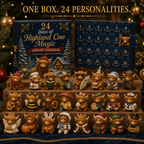HIGHLAND COW ADVENT CALENDAR – 24 MINI CHARACTER FIGURINES